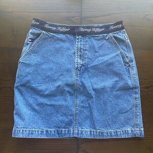 Vintage Tommy Hilfiger Denim Skirt Size 10